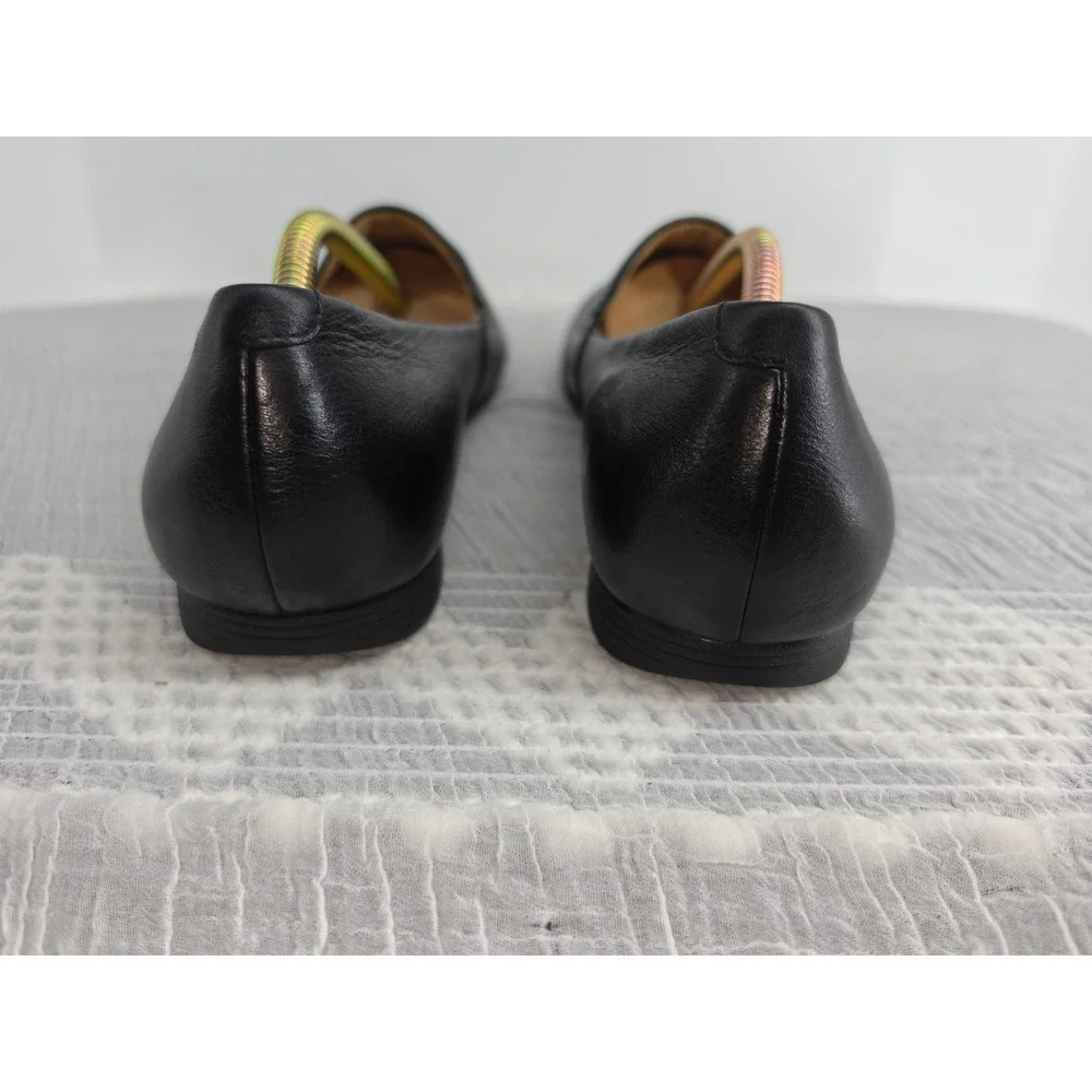 Dansko Fawna Black Leather Slip On Loafers Flats Women Size 40 EU 9.5-10 US